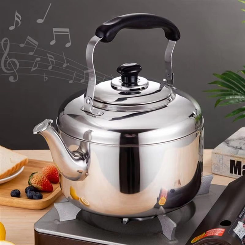 Teko Bunyi Siul Ketel Masak Air Panas Panci Stainless Steel 4 Liter