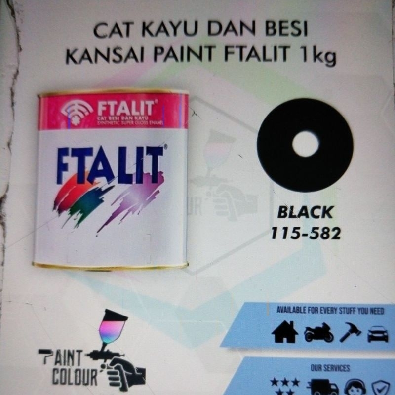 Ftalit 582 Black 1 kg