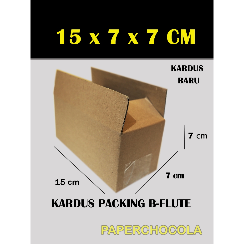 

KARDUS PACKING 15X7X7 cm/PACKING ONLINE/BOX KARTON CORUGATED B-FLUTE