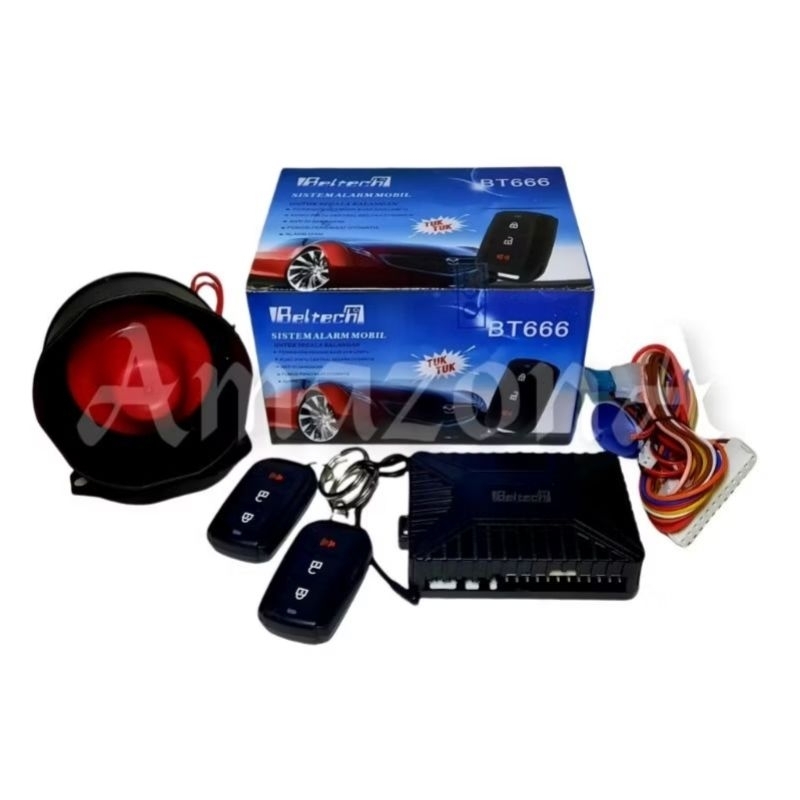 Alarm Mobil Universal Anti Digandakan dengan Remote dan Modul