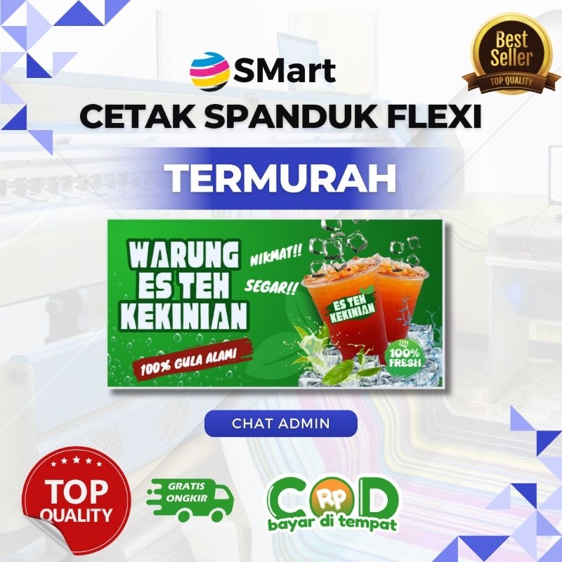 Cetak Spanduk/Banner jumbo HARGA TERMURAH promosi,partai,sosialisasi,iklan FREE DESAIN