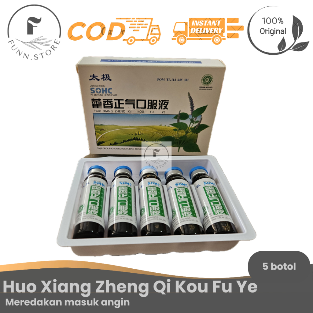 

Obat Herbal Huo Xiang Zheng Qi Kou Fu Ye