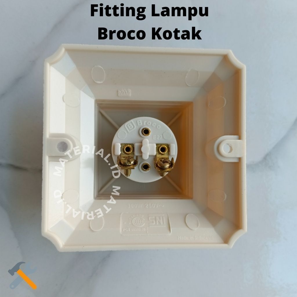 Rumah Lampu Plafon Fitting Piting Pitting Neon Broco Broko