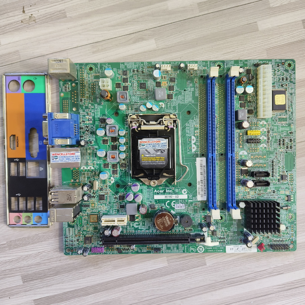 MAINBOARD ACER H61 LGA 1155 DDR3 GEN2 & GEN3 MICRO ATX