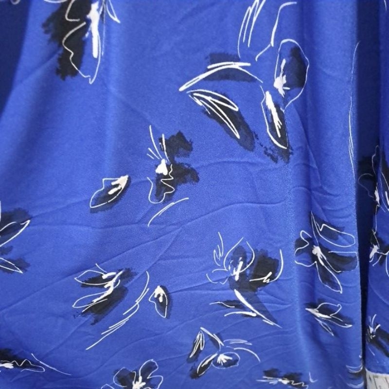 KAIN WOLLY crepe // Bahan Wolly Crepe