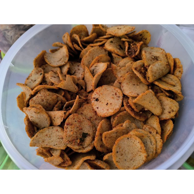 

Basreng ikan pedas daun jeruk