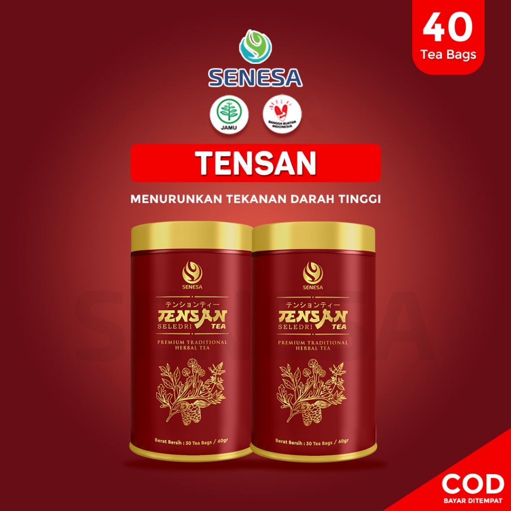 Senesa - Paket Hemat 2 Pcs Teh Tensan Turunkan Tensi dan Darah Tinggi