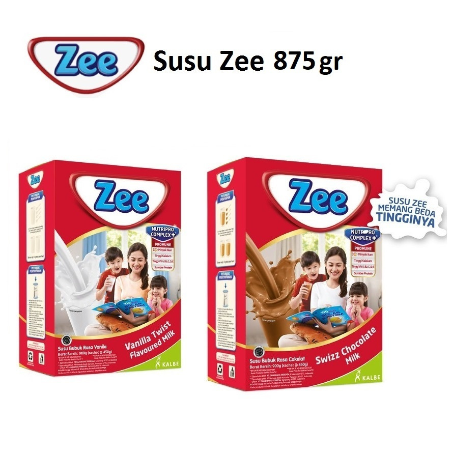 

SUSU ZEE REGULER 875GR (COKLAT/VANILLA/STRAWBERY)