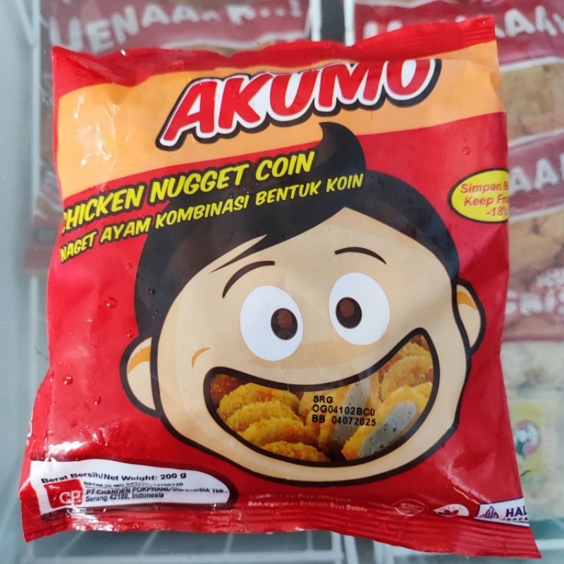 

Akumo Chicken Nugget Coin 200g Akumo Chicken Nugget 500g Akumo Chicken Nugget 1 Kg Nugget Ayam