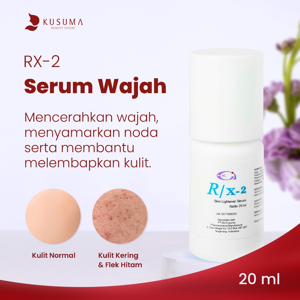 Kusuma Beauty - Serum Wajah RX 2 20ml - Serum Pelembab Kulit