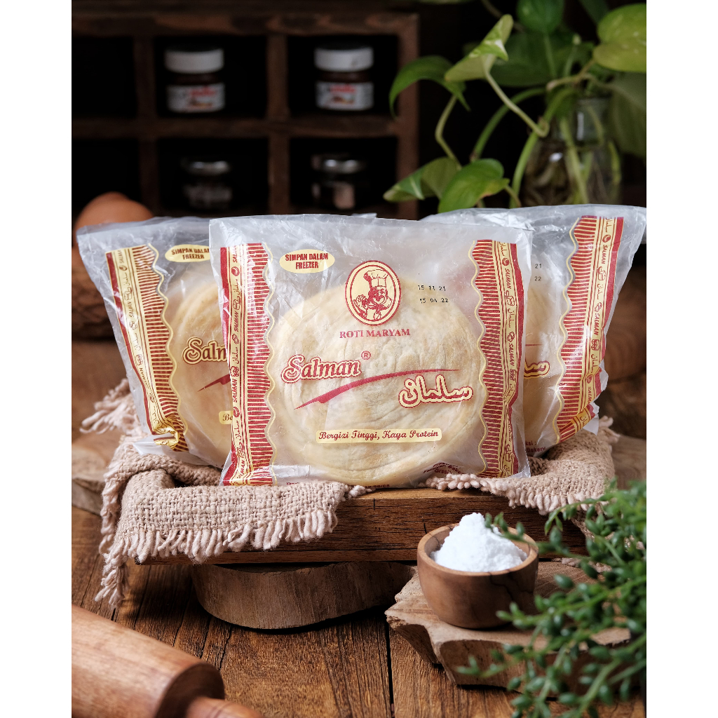 

Lezatoz_Genz Roti Maryam Salman Asli Rasa Original 1 Pack Isi 5 Roti Mariam Stasiun Cane Konde Prata