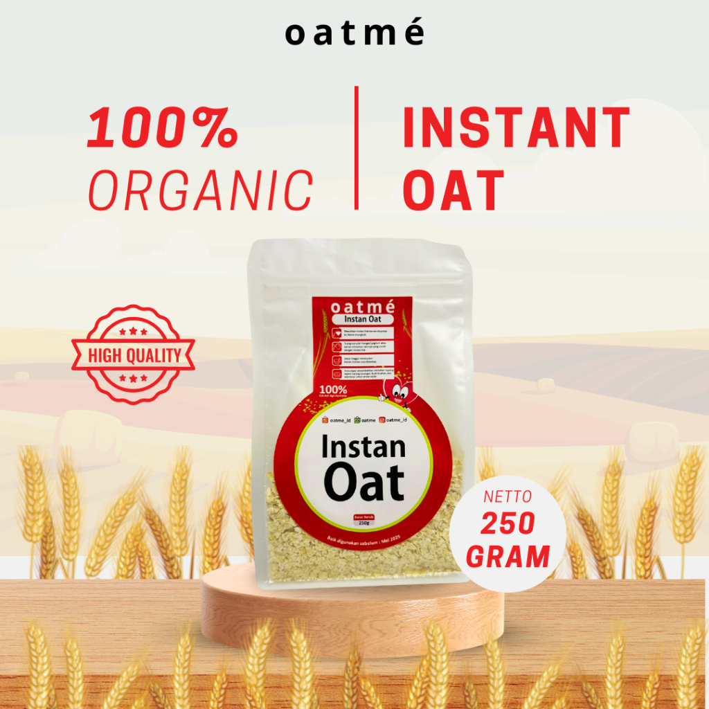 

OATME - Instant oat 100% Natural Ingridients Original 250 Gram