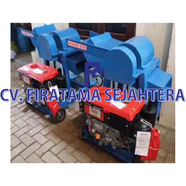 Mesin Chopper Rumput dengan penggerak Motor Diesel 7-8 PK Merk Jiangfa/Jiangfung