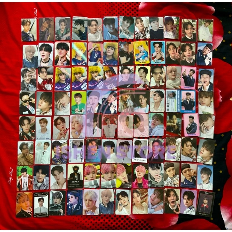 [B] PHOTOCARD AAB JENO NCT CANDY UNIVERSE ABS RESONANCE FUTURE KIHNO PINK CHRISTMAS EMPHATY