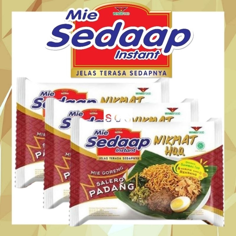 

《OS3》 PAKET 3 Mie Sedaap Goreng Salero Padang - mi sedap