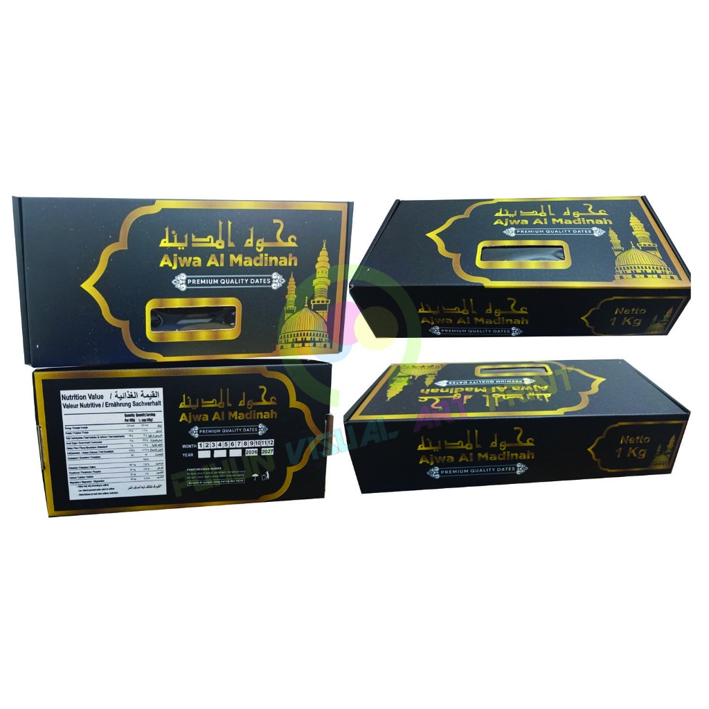 

DUS KURMA AJWA 1000 GR/ 1 KG KOSONG REPACKAGE