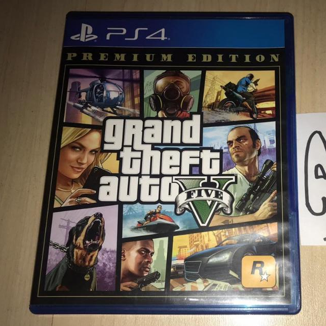 [PS4] GTA 5 GTA V + Map Grand Theft Auto V Premium Edition (Region 3 / English) GTA5 GTAV BD Kaset P