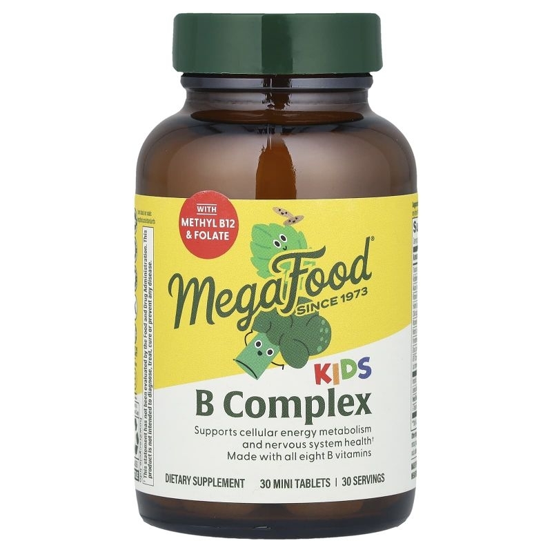 Megafood Kids B Complex 30 Tablet Folate B12 Vitamin ANAK
