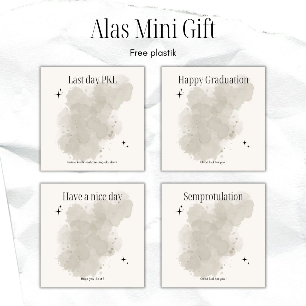 

VOL 2. FREE PLASTIK | Alas Kertas Mini Gift Snack | Alas Packing | Packaging