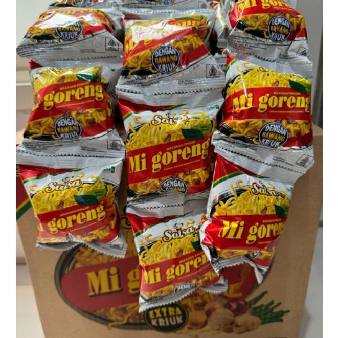 

Snack Mi Goreng Salsa Rasa Bawang 10x10gr (RENCENG)