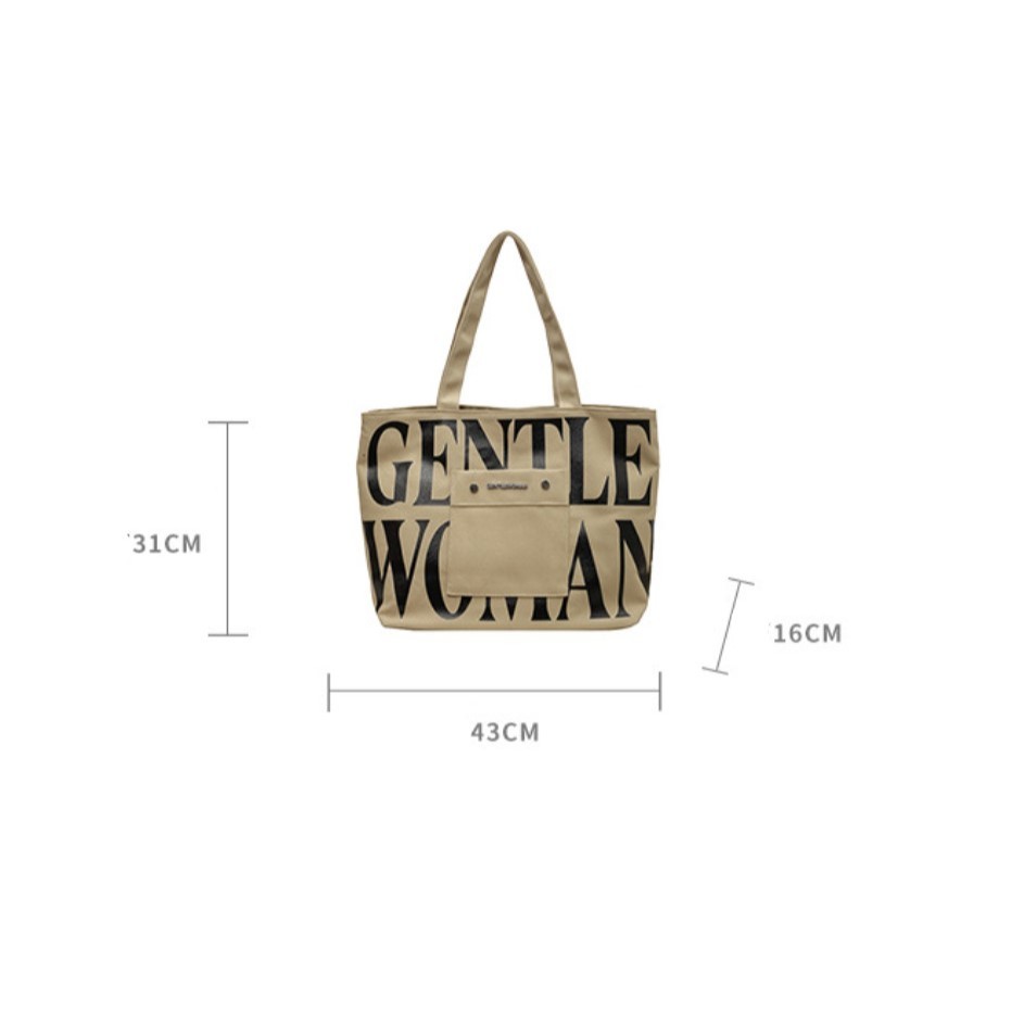 GENTLE WOMAN Painted Wall Tote Bag Tas Wanita Bkk Kanvas Wanita GW Mini Micro Sling Bag TB013-22WALL
