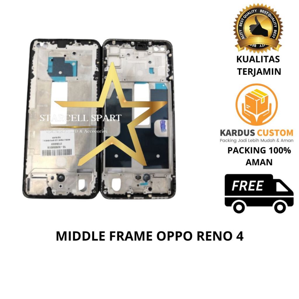 MIDLDLE FRAME OPPO RENO 4 TULANG TENGAH