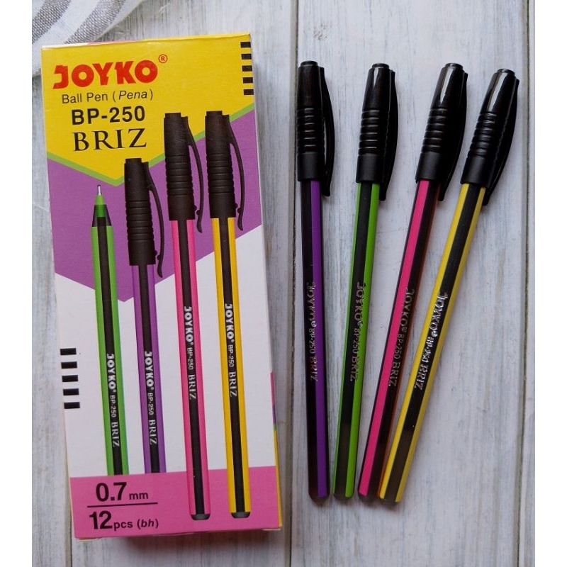 

(12PC) BOLPOIN JOYKO BRIZ BP-250 0.7 HITAM