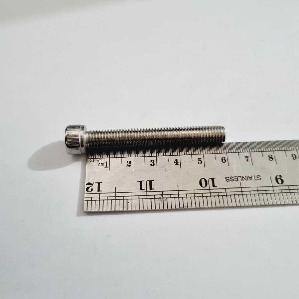 BAUT L STAINLESS M8X60 KUNCI L6