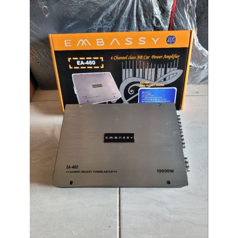 + Power Amplifier Embassy EA-460 4 channel 10000 watt