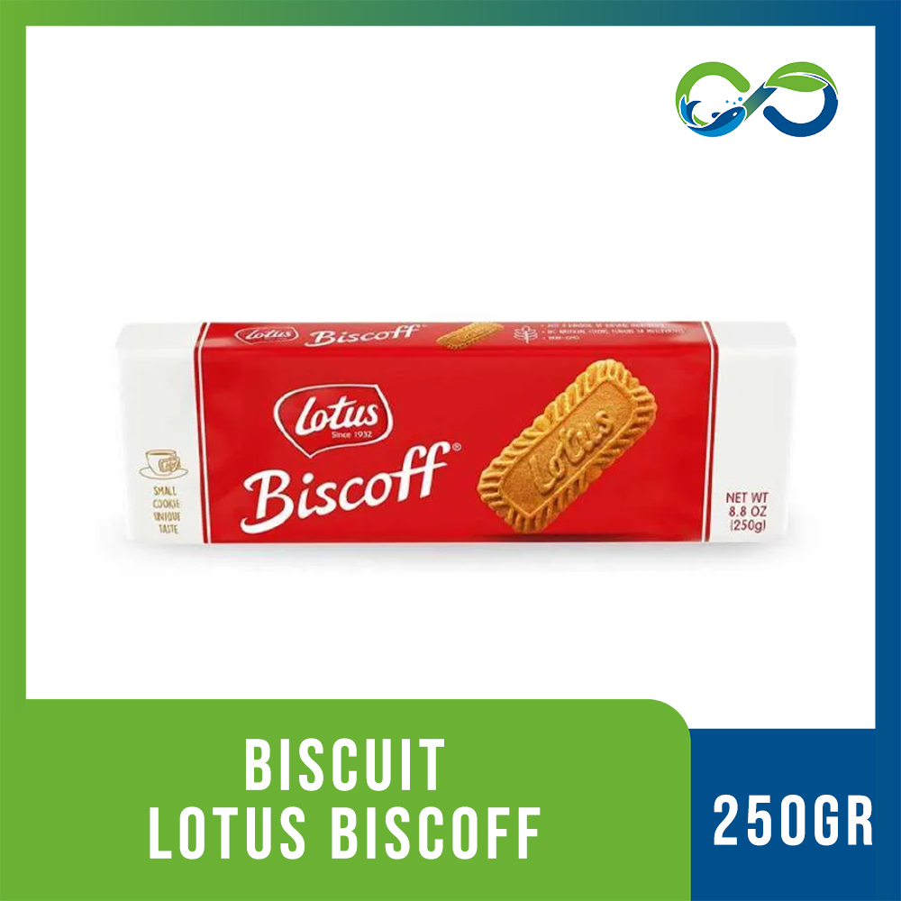 

[AquaEcoFarm] Lotus Biscoff 250 Gram / Kue Lotus / Lotus Biscuit / Biscuit Caramel Bandung