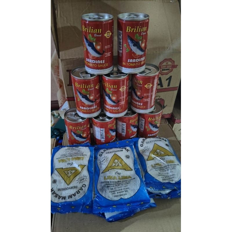 

PAKET 10pcs SARDEN BRILIAN & GARAM BERYODIUM