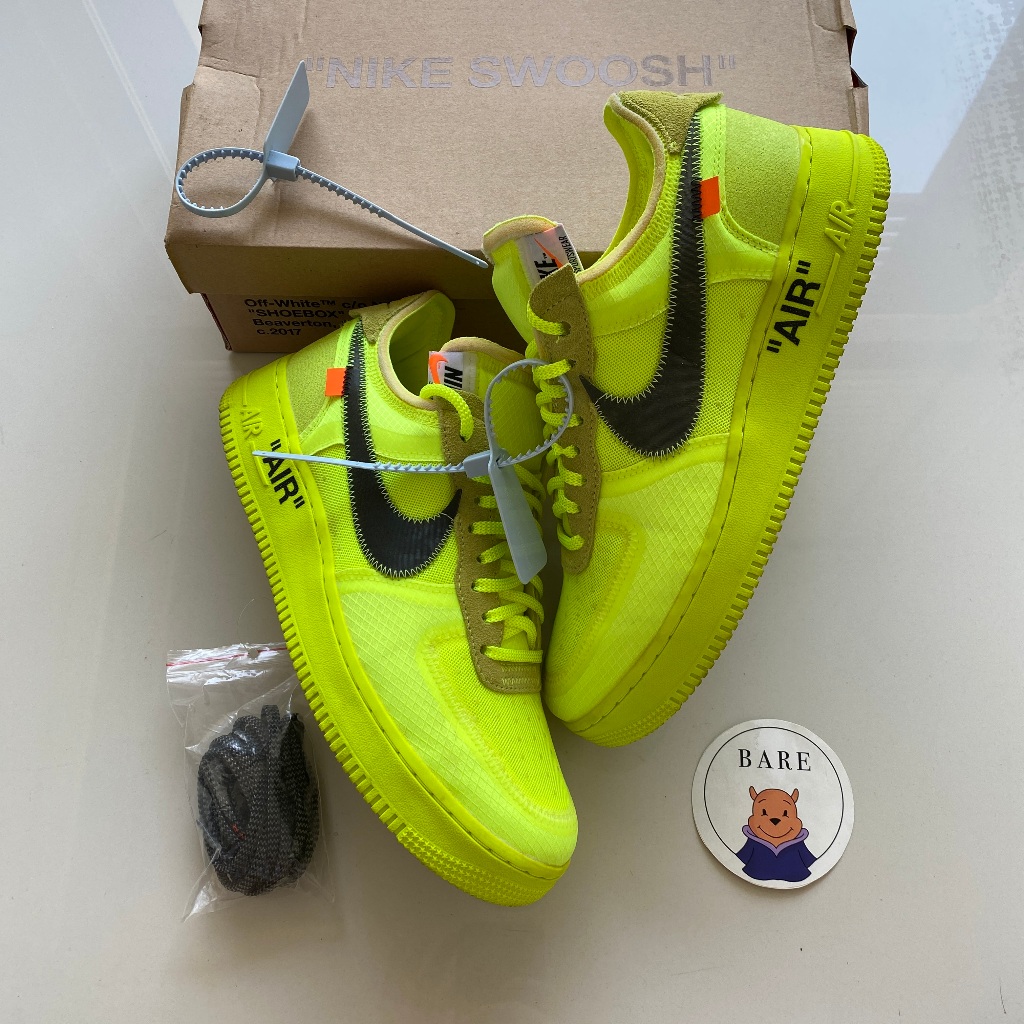 Nike Air Force 1 Low Off White Volt [AO4606-700]