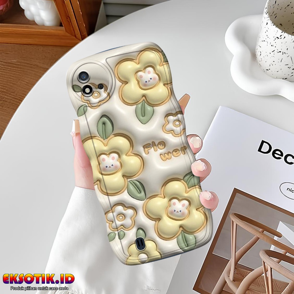 Case Realme C11 2021 Gelombang - Casing Realme C11 2021 - Silikon  Realme C11 2021 - Softcase Realme