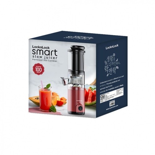LocknLock Smart Slow Juicer 100Watt EJJ143RED