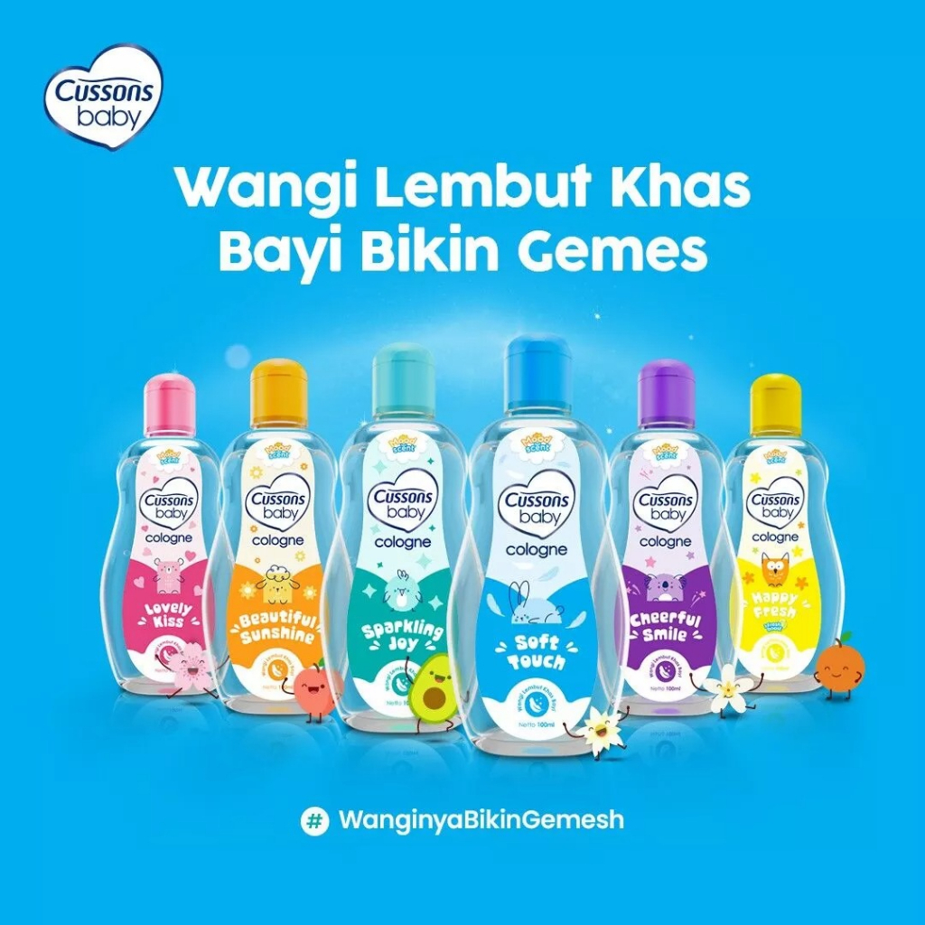 Cussons Baby Cologne - Minyak Wangi Bayi 100ml | Parfume baby