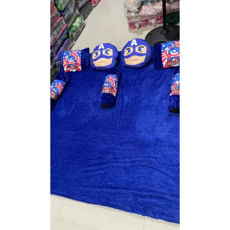 【﻿ＣＯＤ】kasur karakter bulu rasfur 7 bantal/kasur super empuk dan halus/kasur anti kempes