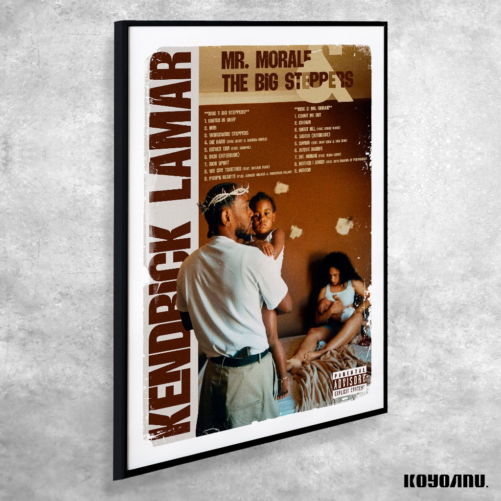 Poster Frame Kendrick Lamar - Mr. Morale & the Big Steppers | Poster Frameblock