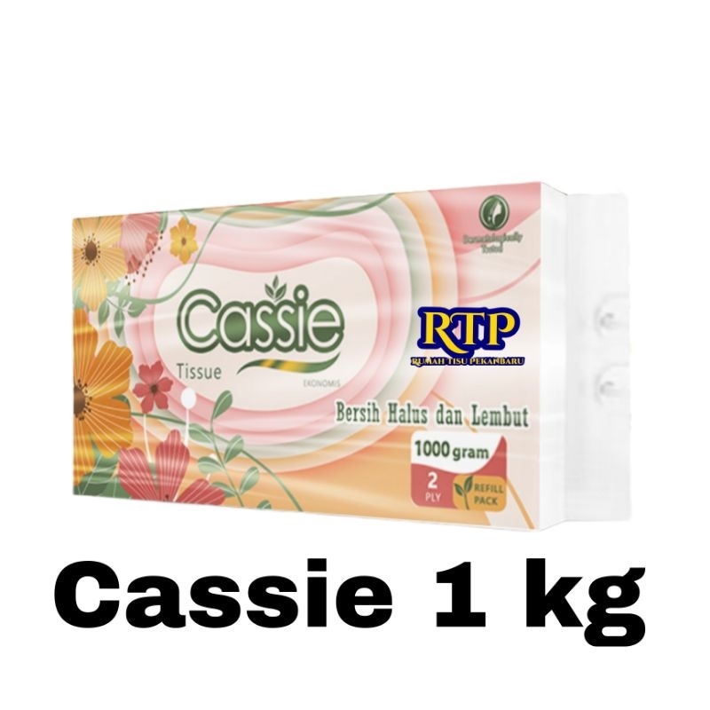 Bundle Tisu Wajah Cassie Facial Tissue Ekonomis 1 kg 1kg 1000g Pekanbaru 100gr