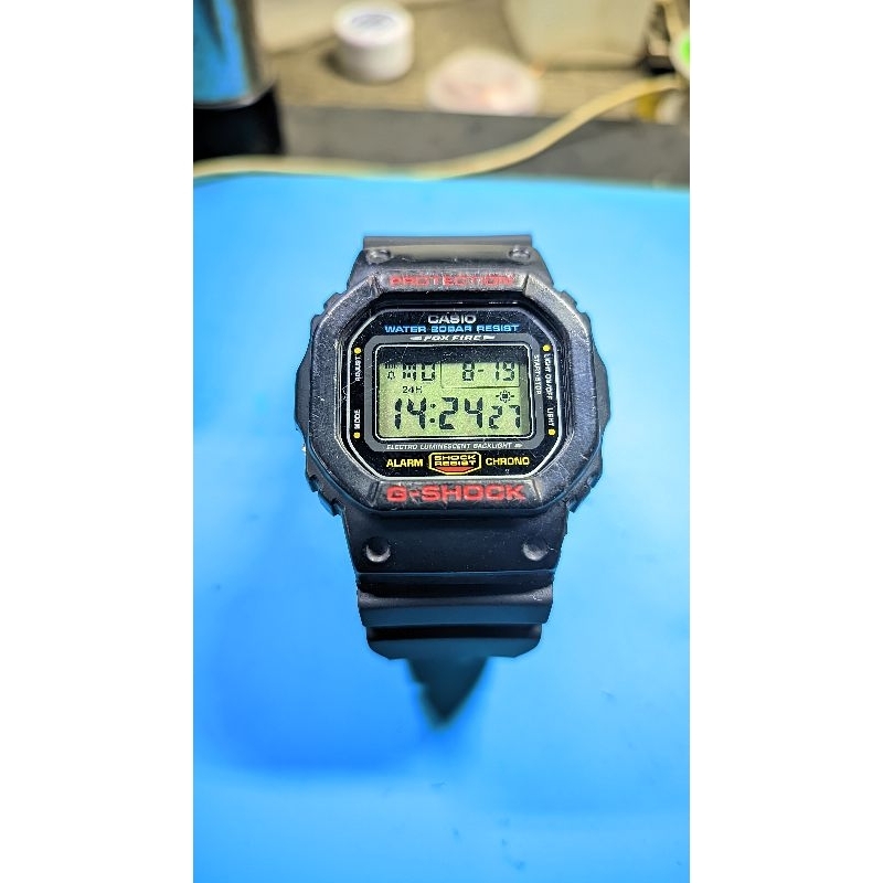 casio gshock g-shock dw5600e Fox Fire modul 1545 original korea