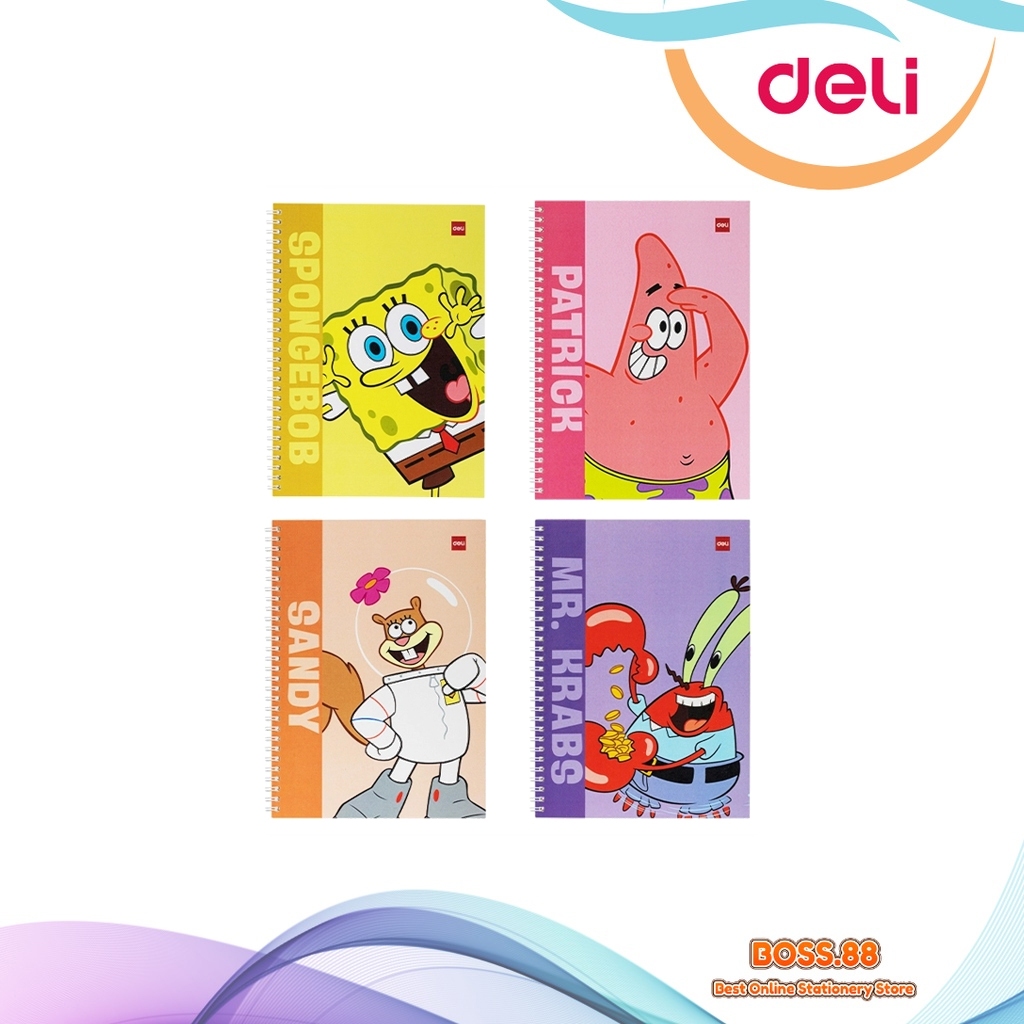 

NOTES SPIRAL DELI B5 LB-560 SPONGEBOB (1 PCS)