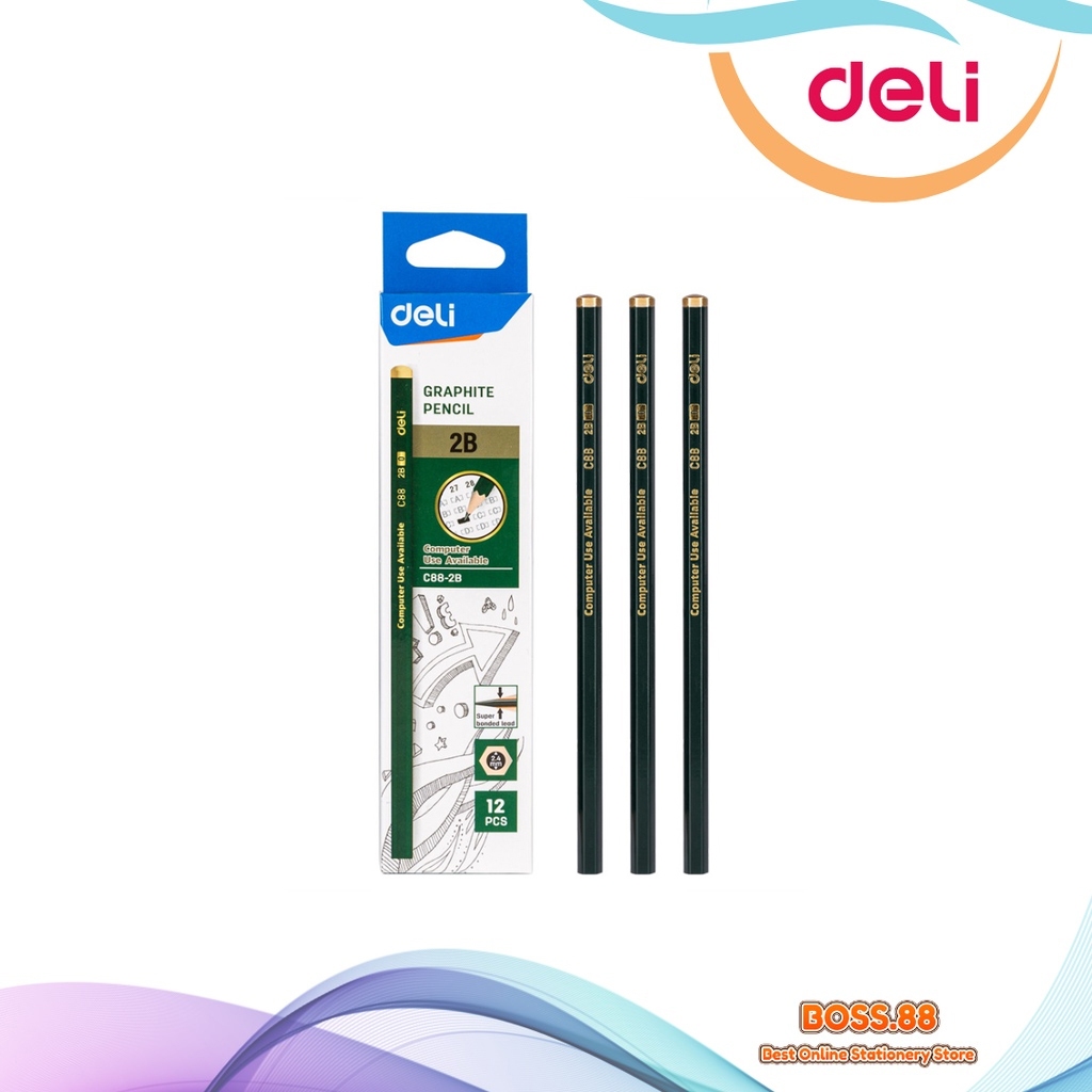 

PENCIL / PENSIL 2B DELI C-88 (12 PCS)