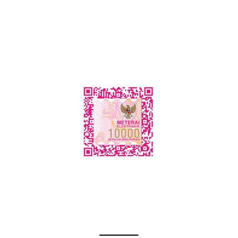 

E Meterai/ Elektronik meterai/ emet untuk pendaftaran CPNS dll