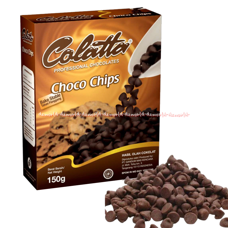 

Colatta Choco Chips 150gr Coklat Chip Compound Hiasan Coklat Tabur Untuk Kue Cookies Cake Tart 150 gram