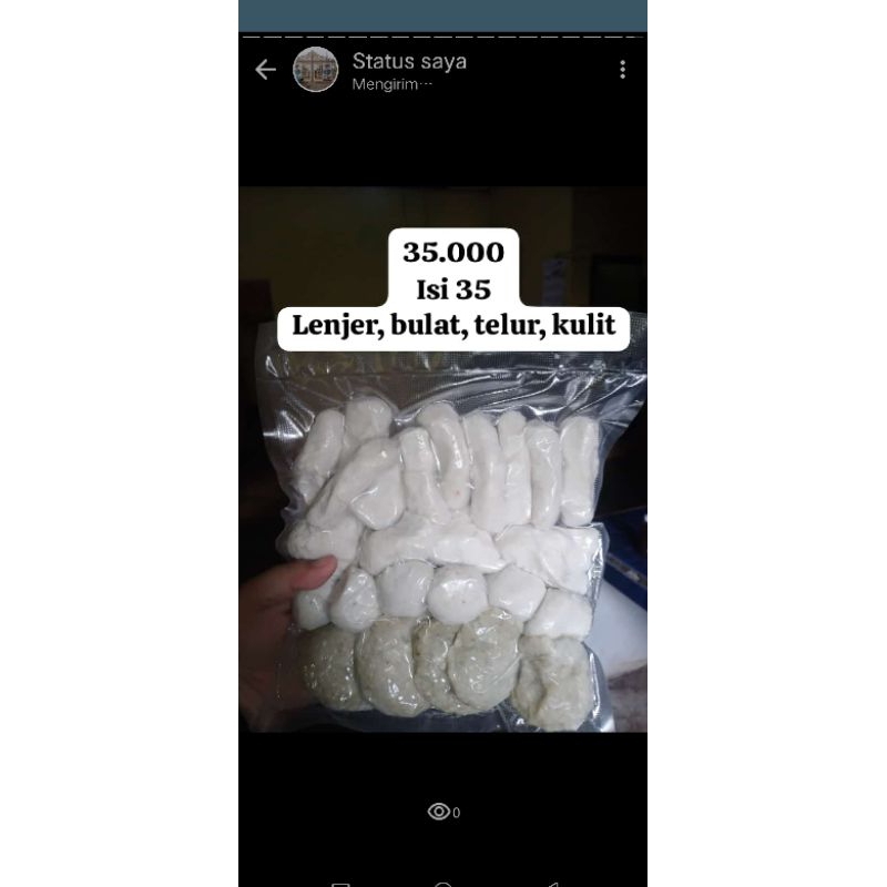 

pempek babe khas palembang isi 35 butir + cuka