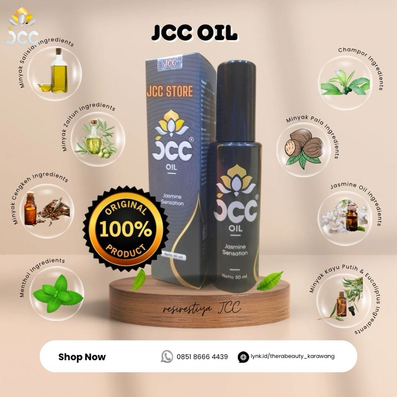 JCC Oil 100% Original Minyak Balur Terapi Herbal
