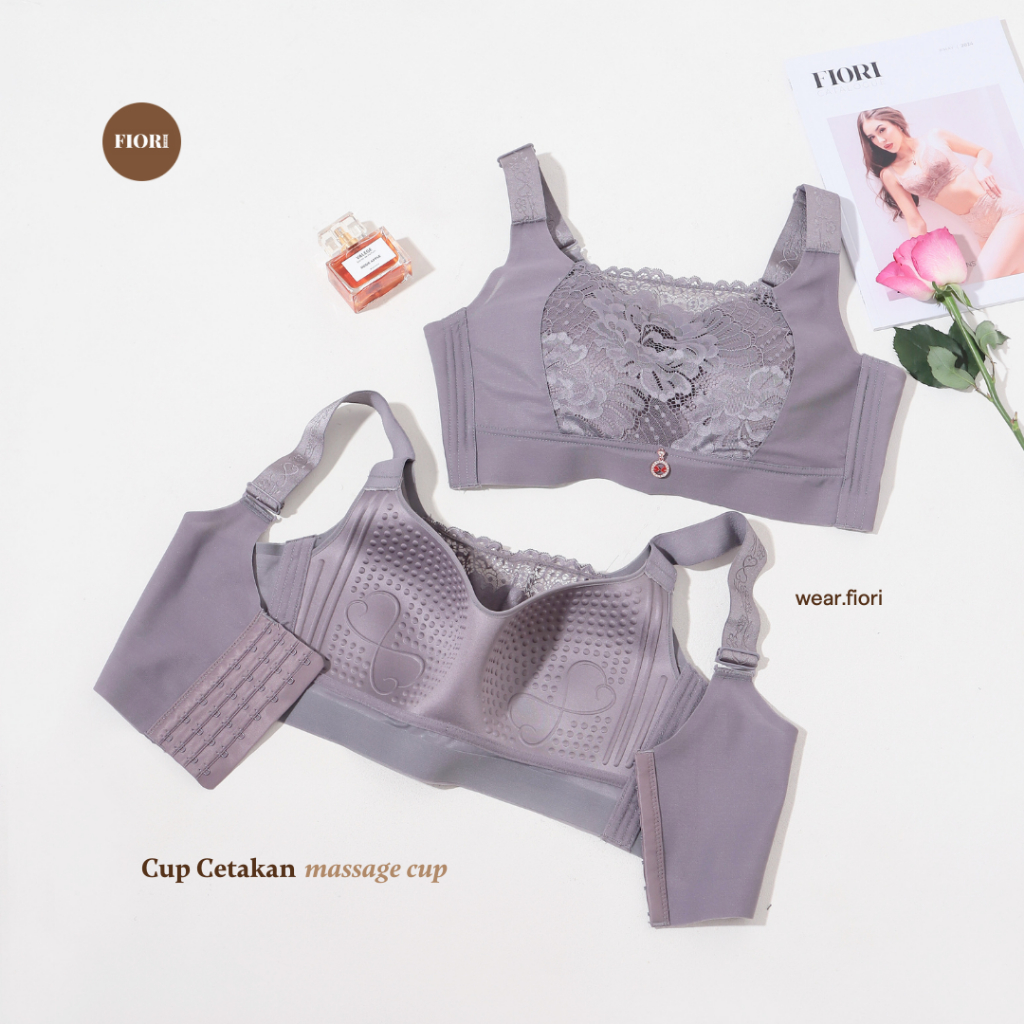 Evania Bra dari wear.fiori - Bra Big Size, Soft Cup dengan Tali Adjustable
