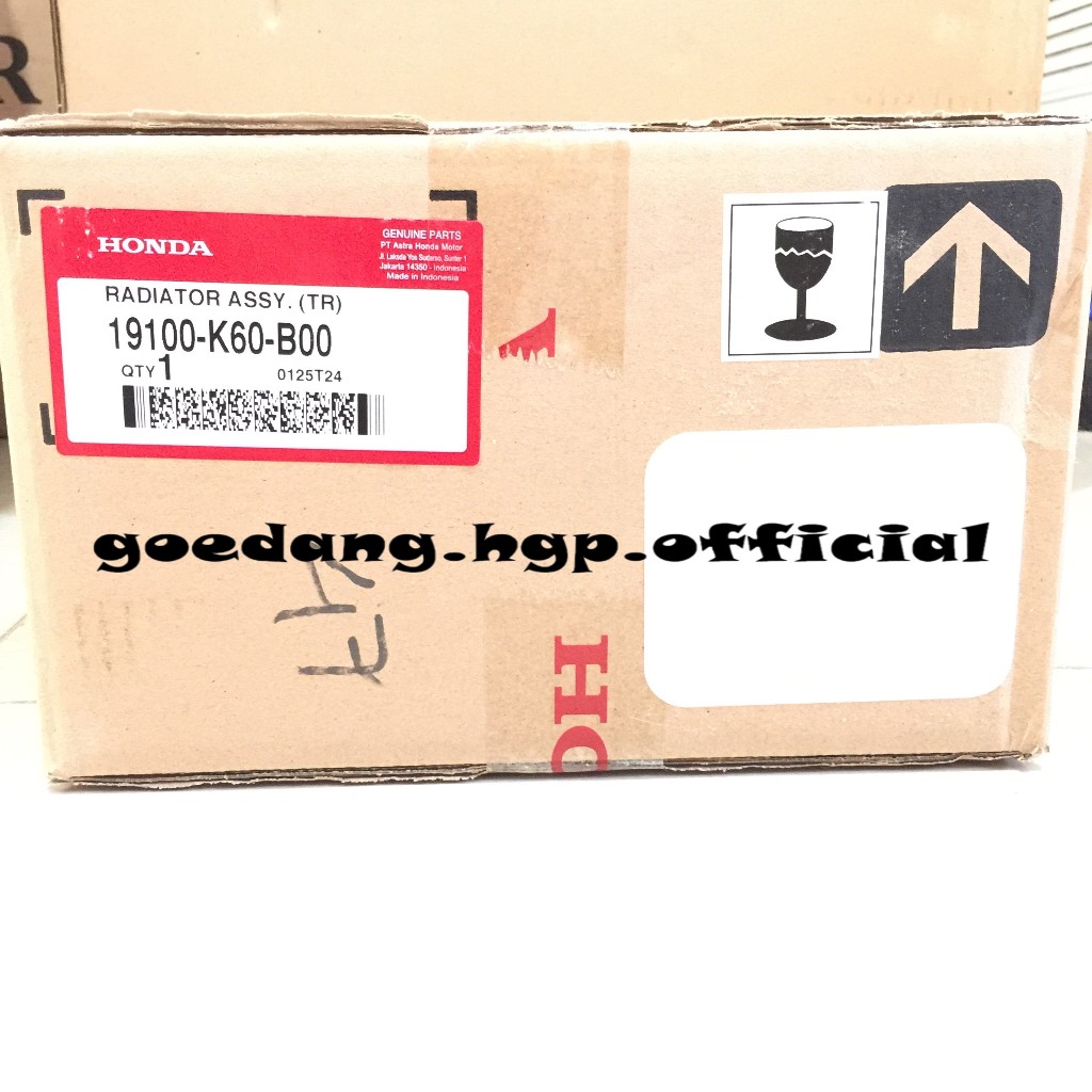 Radiator ASSY VARIO 125 K60 ORIGINAL AHM 19100K60B00