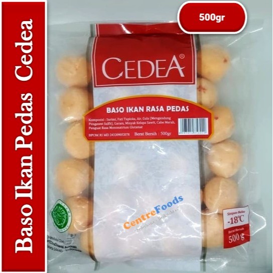 

Baso Ikan Rasa Pedas - Bakso Cedea | 500gr [ Harga Per BKS ]