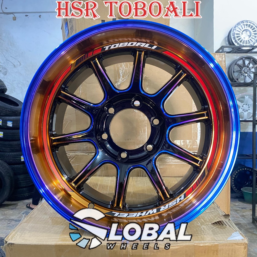 Velg Mobil HSR Toboali Rainbow Ring 17 Buat Pajero Fortuner Hilux Triton Hilux Everest
