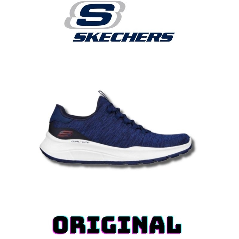 Sepatu Skechers Slip On Equalizer 5.0 Navy Men's ( 232518/NVY ) Original